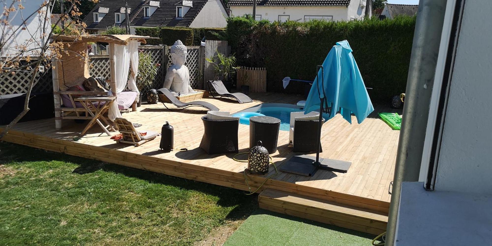 La Serenite Balinaise, Chambre Et Sdb Privee, Jardin , Piscine Et Jacuzzi En Saison, Pres De Chantilly, Parc Asterix Et Cdg Et Paris En 20' Orry-La-Ville Ngoại thất bức ảnh