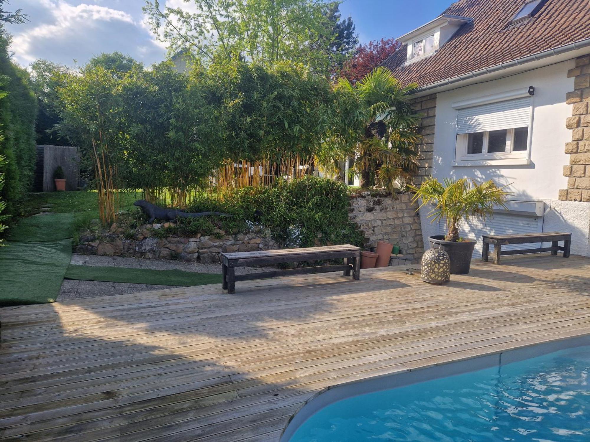 La Serenite Balinaise, Chambre Et Sdb Privee, Jardin , Piscine Et Jacuzzi En Saison, Pres De Chantilly, Parc Asterix Et Cdg Et Paris En 20' Orry-La-Ville Ngoại thất bức ảnh