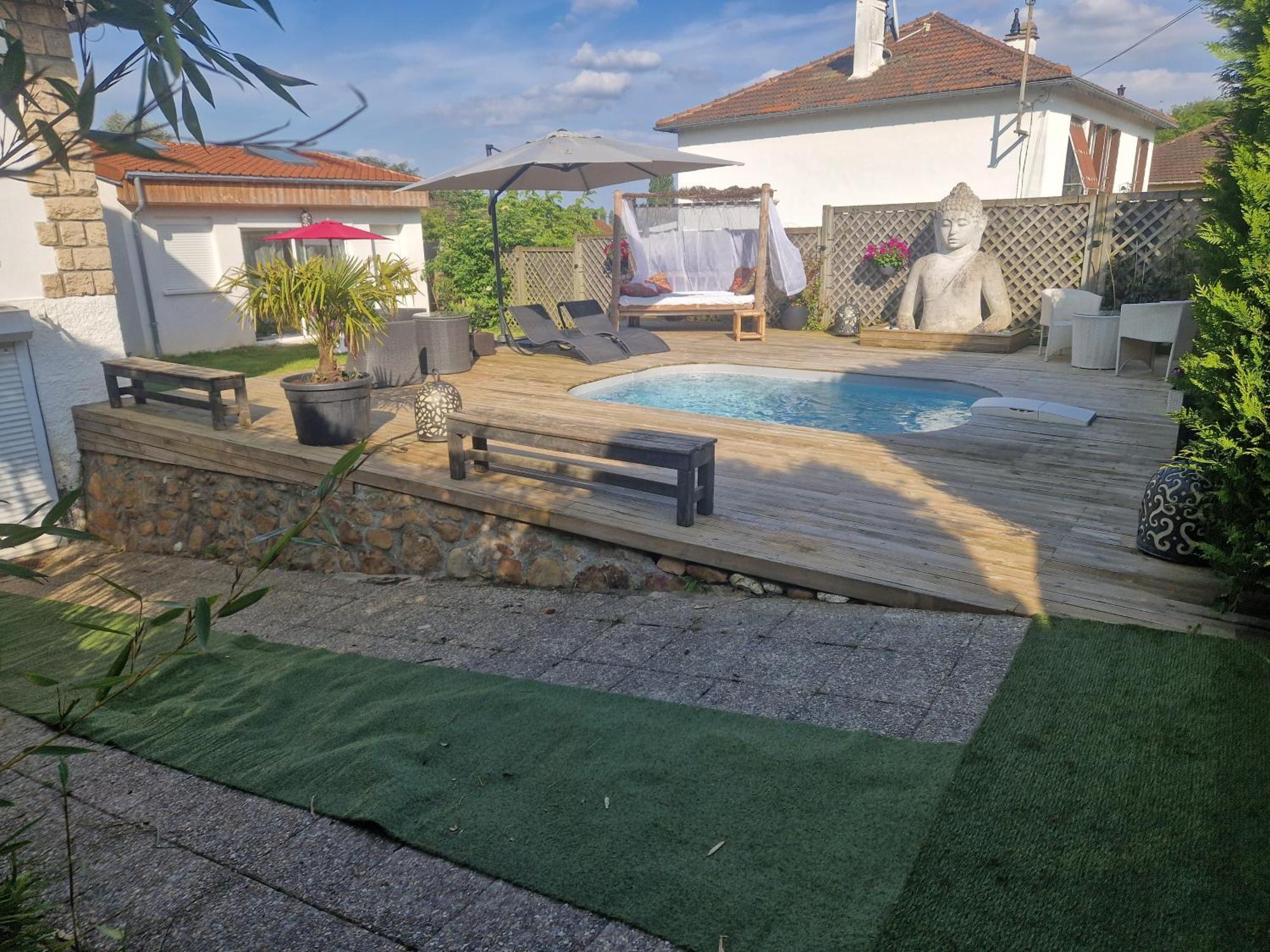 La Serenite Balinaise, Chambre Et Sdb Privee, Jardin , Piscine Et Jacuzzi En Saison, Pres De Chantilly, Parc Asterix Et Cdg Et Paris En 20' Orry-La-Ville Ngoại thất bức ảnh